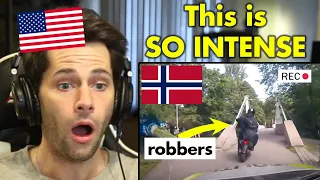 American Reacts to Dramatic Norwegian Police Chase