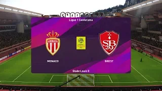 PES 2020 | Monaco vs Brest - France Ligue 1 | 28 September 2019 | Full Gameplay HD
