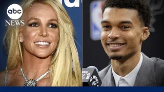 Britney Spears says she was slapped by Victor Wembanyama's security | GMA