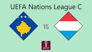 Kosovo vs Luxembourg - UEFA Nations League (Group C3)