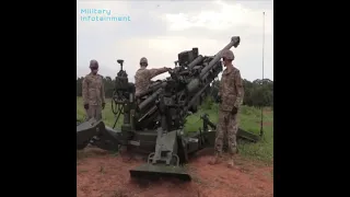 Load and Fire a M777A2 Howitzer #shorts