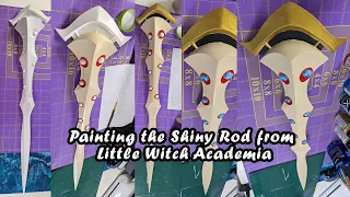 Painting the Shiny Rod from Little Witch Academia