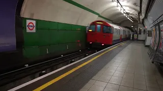 London Underground Bakerloo Line 1972 Stock Trains At Warwick Avenue 16 January 2024