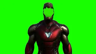 Ironman suitup mark 85 in green screen