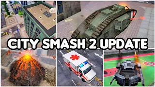 NEW CITY SMASH 2 UPDATE (LARGER MAP, HOVERING TANK, and more!)