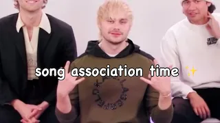 5sos playing song association was interesting...