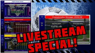 Championship Manager 01/02 | WE'RE GOING LIVESTREAM! | LIVESTREAM SPECIAL!