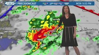 New Orleans Weather: Flood watch and severe risk with storms Monday