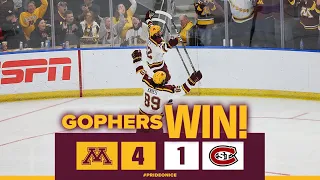 Highlights: Gopher Men's Hockey Advances to Frozen Four