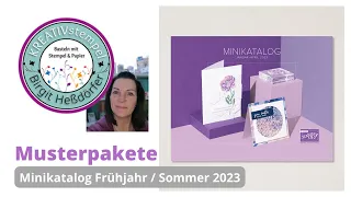 Neue Produkte und Musterpakete zum neuen Minikatalog 2023 / Papier- und Bändersharing/ SU Haul