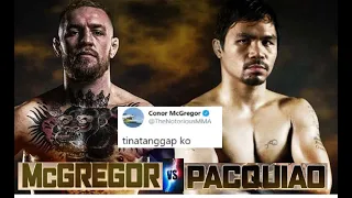 ***Do you want Manny PACQUIAO VS Conor Mc Gregor MEGAFIGHT in DECEMBER 2020 ???