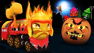 Halloween Train Toy Factory: Toy Factory Cartoon Train Kids Videos for Kids | Choo Choo Train