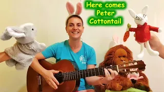 Here Comes Peter Cottontail - Easter Song | Nursery rhymes & kids songs to sing along