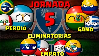 JORNADA 5  Eliminatorias CONMEBOL  countryballs