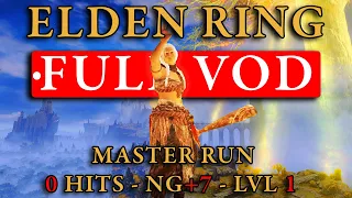 The Elden Ring Master Run! New Game +7 Level 1 No Hit Run!