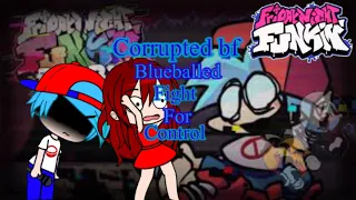 FNF are reacting to corrupted BF- Blueballed Fight for control- pibby corrupted part 36