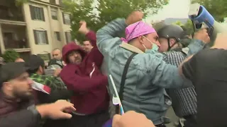 Brawl breaks out outside California school board meeting about Pride Month