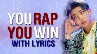 ULTIMATE YOU RAP,  YOU WIN - KPOP SONGS EVERYONE SHOULD KNOW - WITH LYRICS! | KPOP CHALLENGE