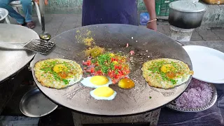 Australian Omelette Fry || Street food Videos || Egg Recipes || Surat City food || Indian Food