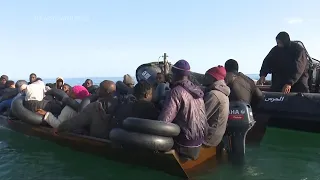 AUTHORITIES IN TUNISIA INTERCEPT MIGRANTS AT SEA