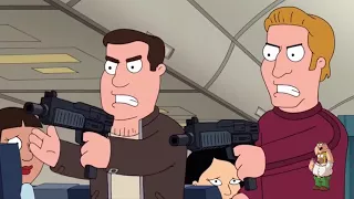 Peter stops a plane hijacking | Family Guy