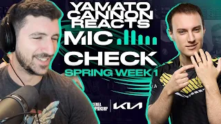 LEC Mic Check Week 1 Spring 2023 - YamatoCannon Reacts #LEC #leagueoflegends #VIT #G2