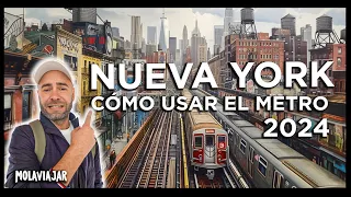 Como usar el METRO en NUEVA YORK 2024. Tutorial al detalle con EJEMPLOS.