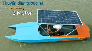 Building a futuristic energy boat 2 Electric motors