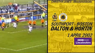 Southport vs Boston United 2002 Goals (with Commentary)