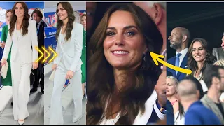 Princess Kate STEAL the show as she cheered the England rugby team in France