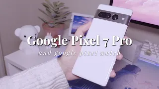 Unboxing | Google Pixel 7 Pro + Google Pixel Watch 2022 | PUBG, Genshin