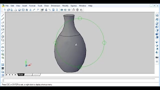 How make bottle in autocad