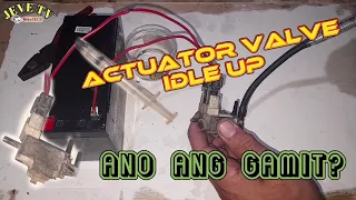 What is Actuator valve/ idle up || ano ang gamit ng Idle up/actuator