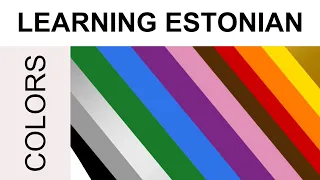Learning Estonian #21 Colors