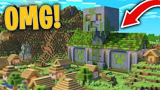 Encontramos el TEMPLO del CREEPER en una ALDEA de MINECRAFT! 😍