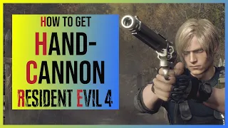 Resident Evil 4 Remake: How to get Handcannon with Infinite Ammo