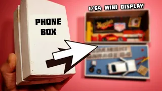 How to make mini garage diorama for Hot Wheels