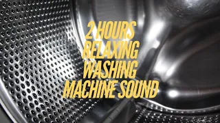 2 hours of relaxing washing machine sound - normal cycle only - black screen