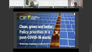 Clean, green and better: Policy priorities in a post-COVID-19 world