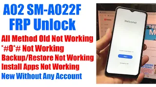 Samsung A02 FRP Bypass/Unlock Android 11 2023 | Samsung A022F Google Account Remove