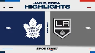 NHL Highlights | Maple Leafs vs. Kings - January 2, 2024