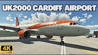 UK2000 Cardiff Airport | 4K | Fenix A320 | Microsoft Flight Simulator 2020 | RTX 4090