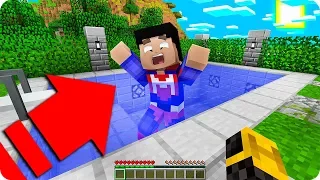 MI AMIGO SE AHOGA EN LA PISCINA EN MINECRAFT 😱