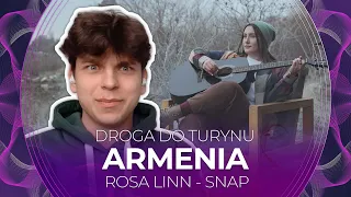 Misja Eurowizja: Droga do Turynu | ARMENIA | ROSA LINN - Snap | REAKCJA #35