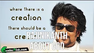 Rajinikanth About God
