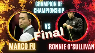 Ronnie O’Sullivan VS Marco Fu Final 2024 Champion Of Championship - Shorts Only - Mr Snooker Tube