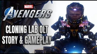 Marvel's Avengers  - Cloning Lab Story & Hawkeye Gameplay Omega Level Threat MODOK (NO Commentary)