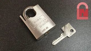 Burg Wachter Delta 660/40 Padlock Picked