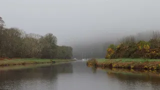 Misty Caledonian Canal: Early Morning Bird Song and River Ness Ambiance