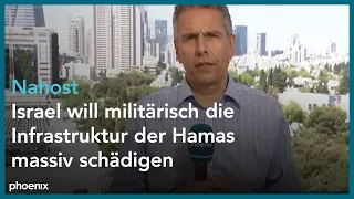 Schaltgespräch mit Michael Bewerunge (ZDF-Studioleiter Tel Aviv) am 14.05.21